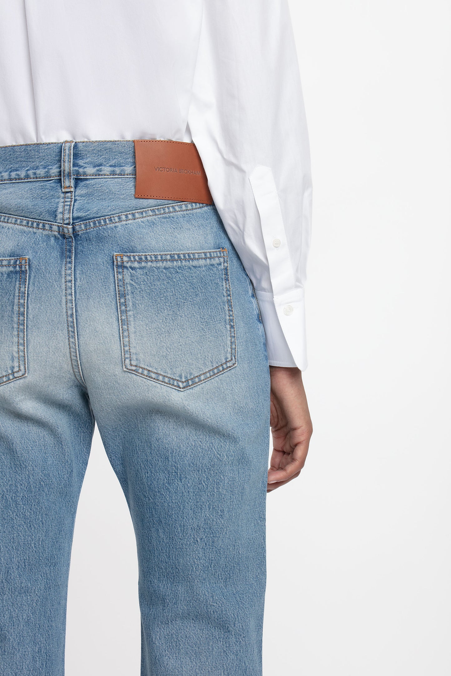 Victoria Mid-Rise Jean In Light Blue