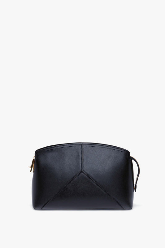 Exclusive Victoria Clutch Bag In Navy Leather