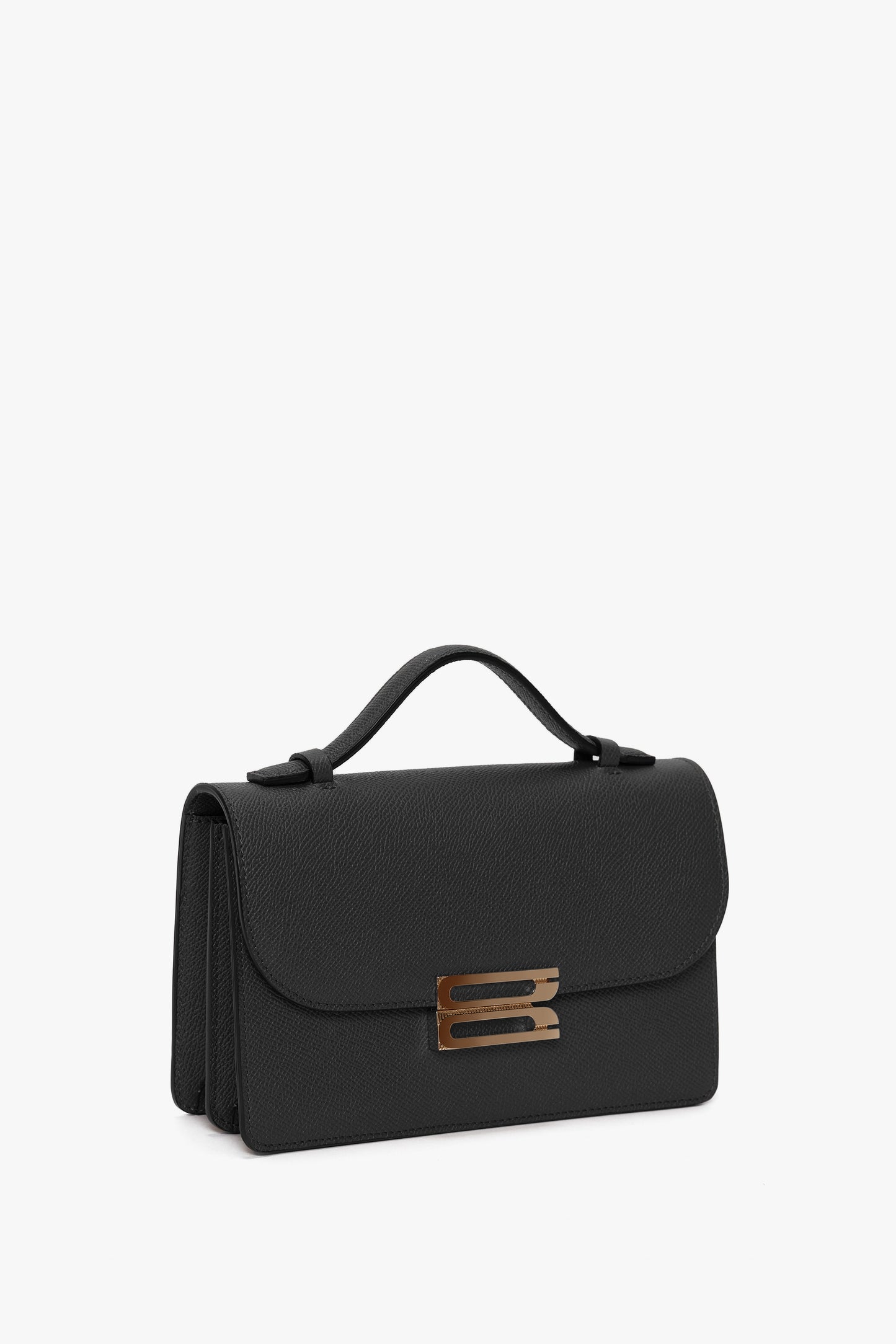 Mini Dorian Bag In Black Grained Leather