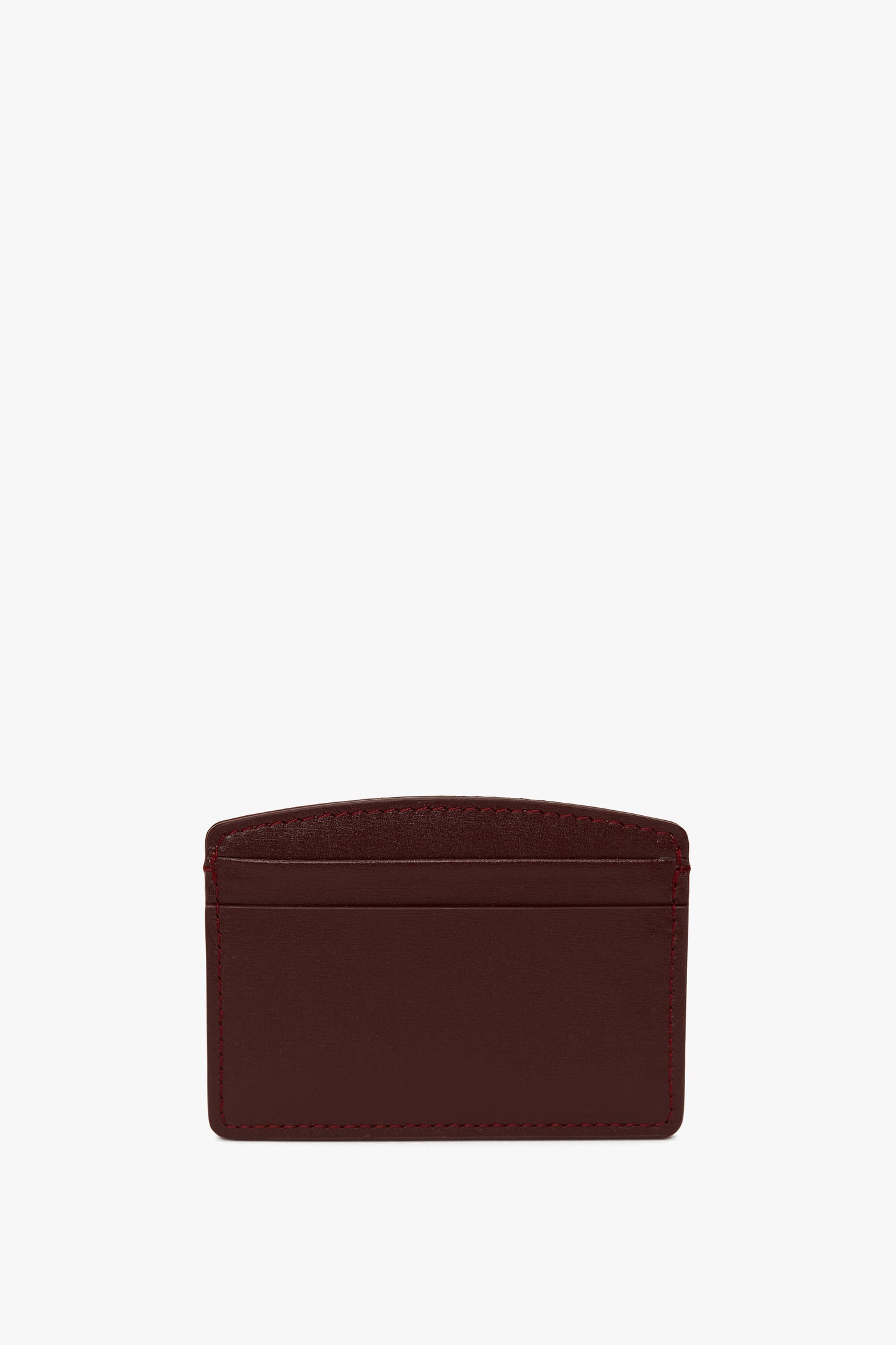 Exclusive Victoria Card Holder In Burgundy Leather