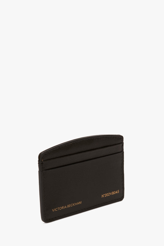 Exclusive Victoria Card Holder In Black Leather