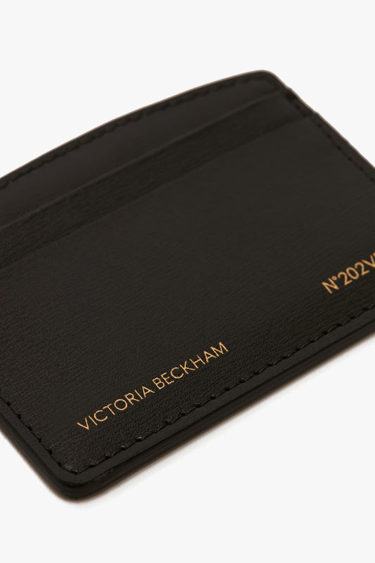 Exclusive Victoria Card Holder In Black Leather