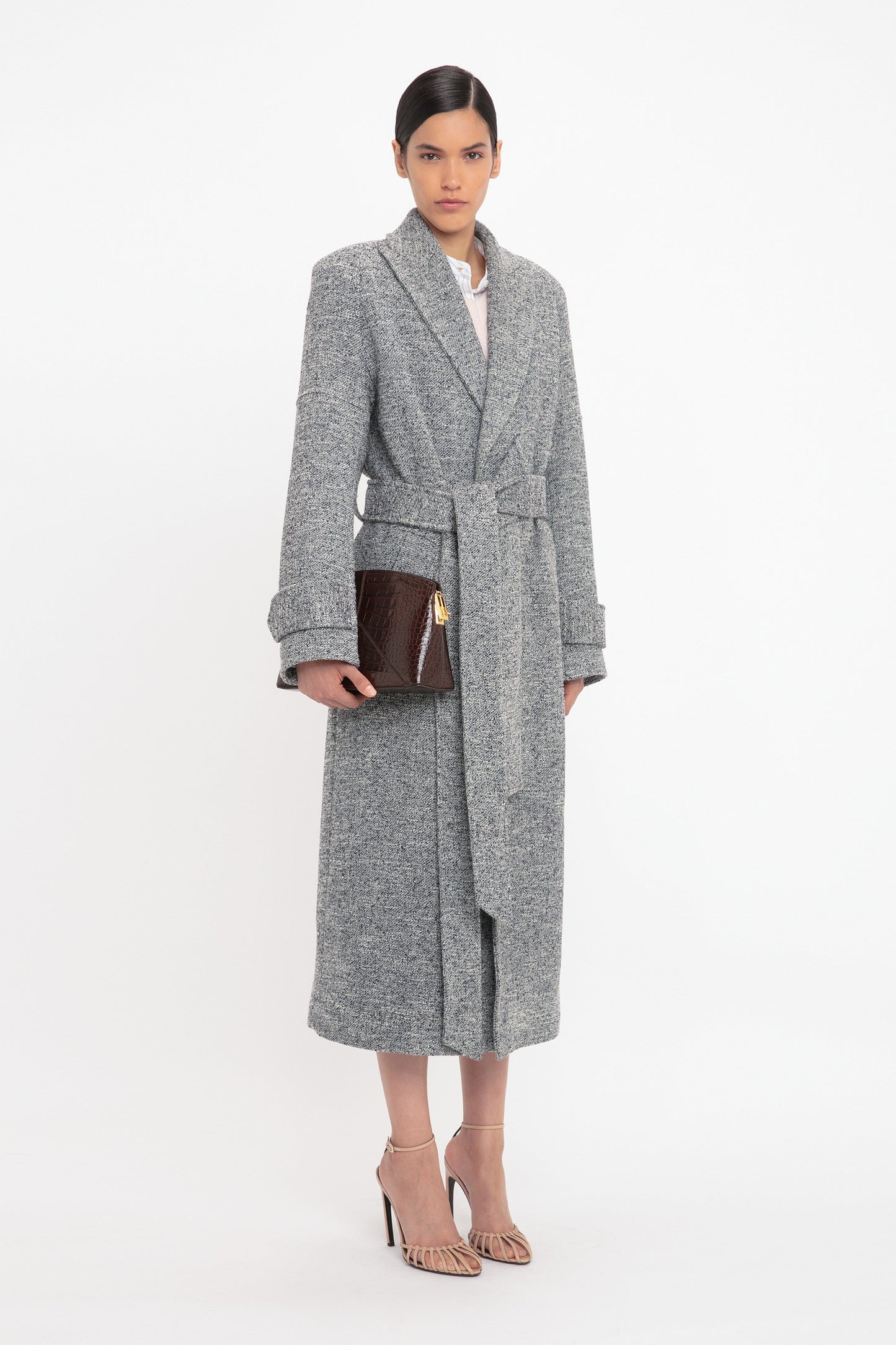 Raglan Sleeve Coat In Iceberg