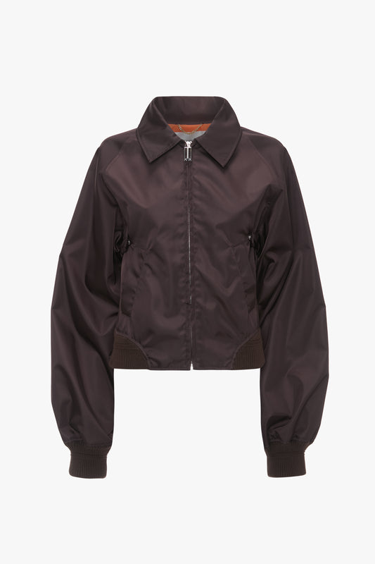 Harrington Bomber Jacket In Ebony