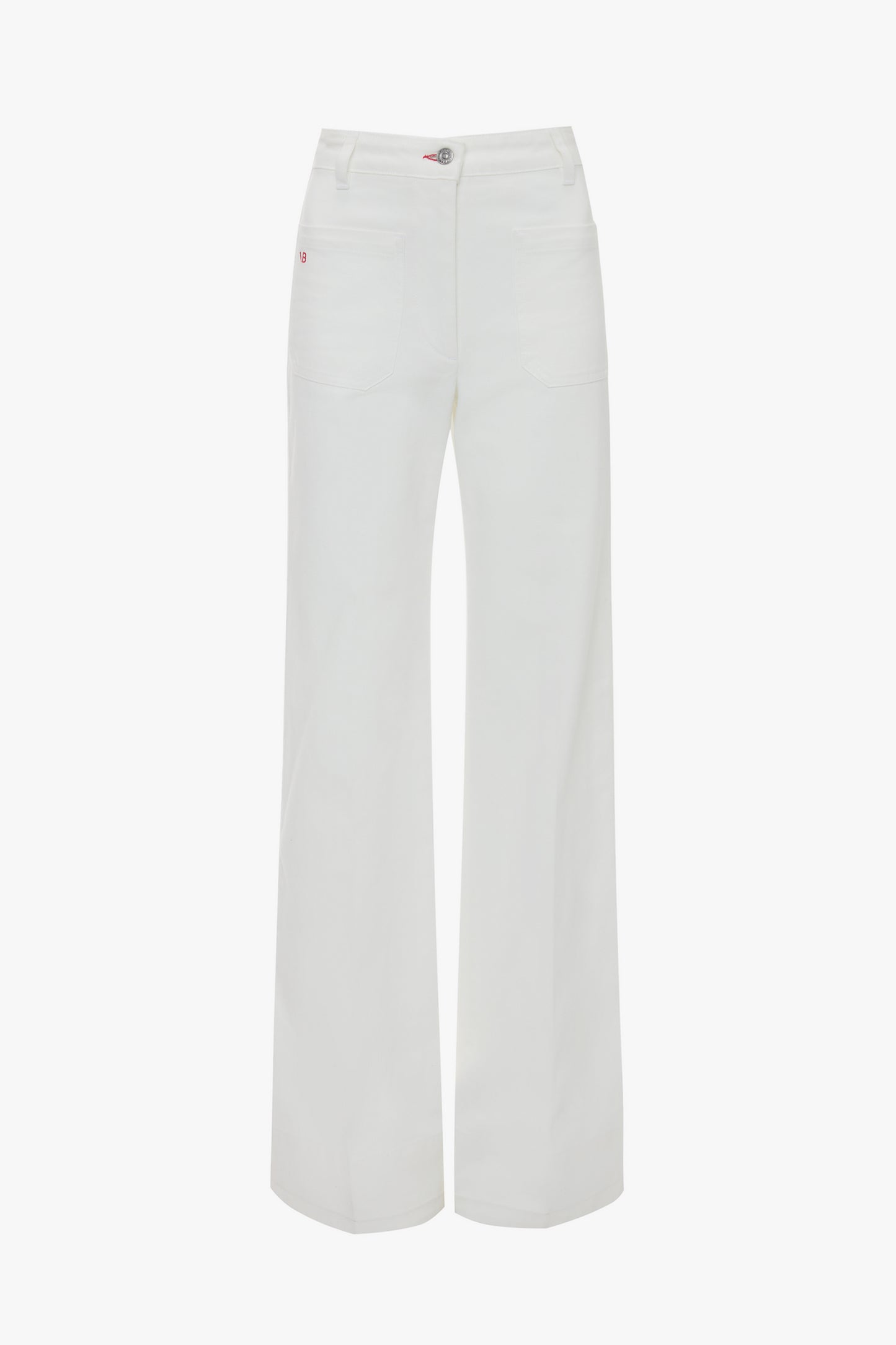 Alina High Waisted Jean In Washed White