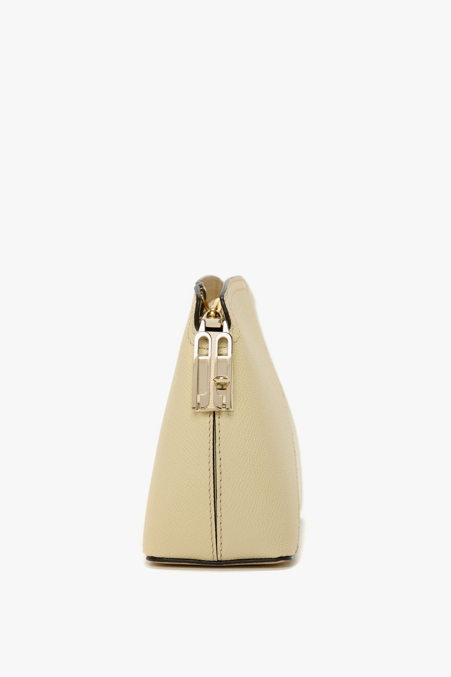 Victoria Crossbody Bag In Ivory Grained Leather