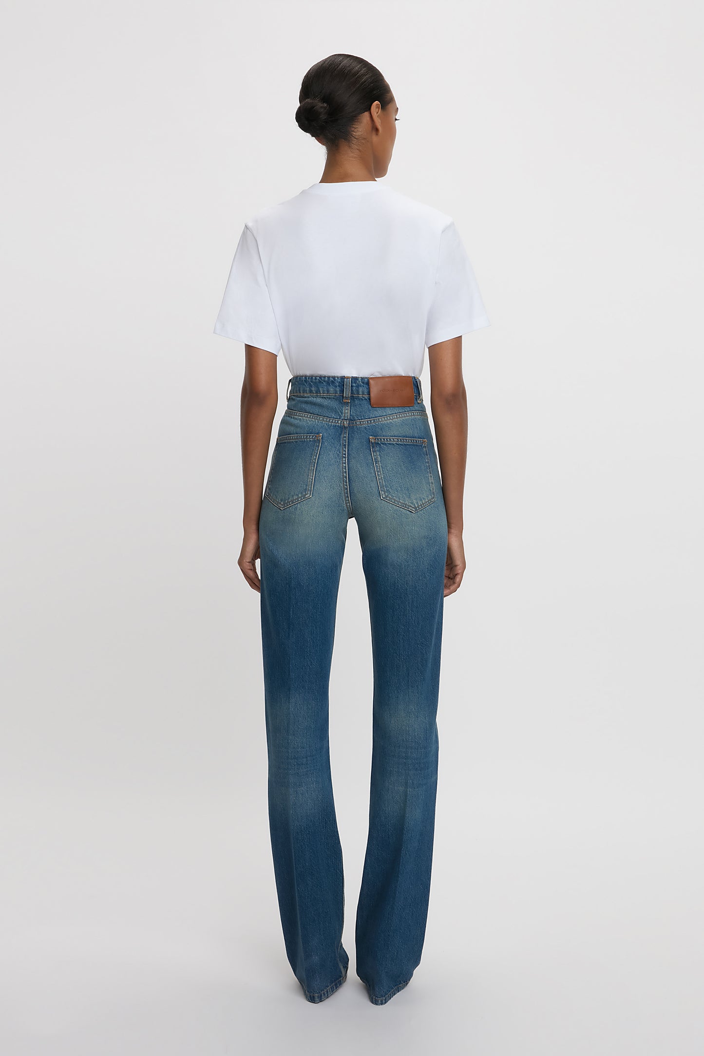 Exclusive Julia High Waisted Jean In Mid Blue