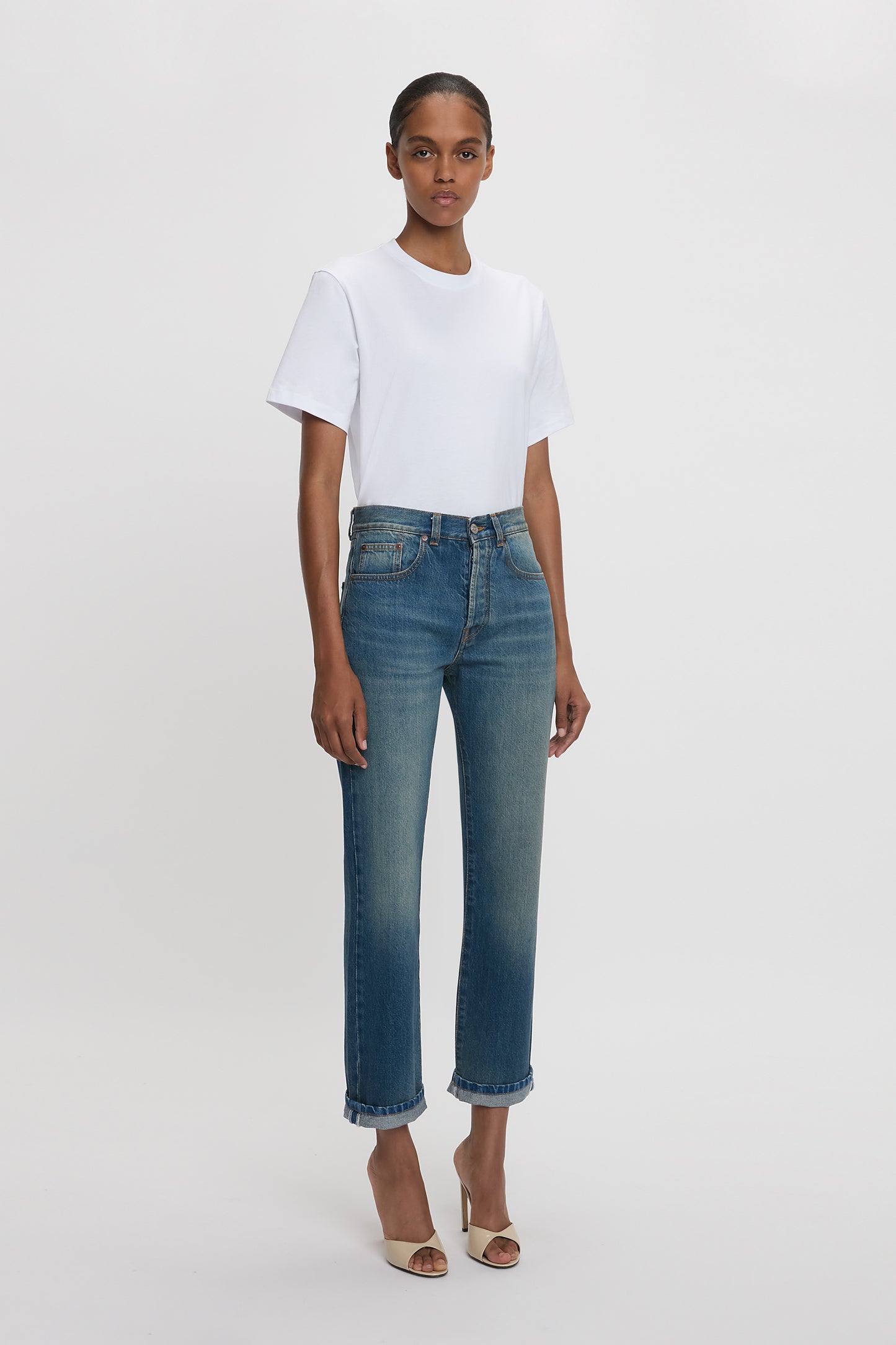 Exclusive Victoria Relaxed Jean In Mid Blue