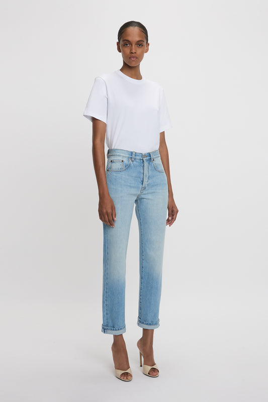 Exclusive Victoria Relaxed Jean In Light Blue Wash