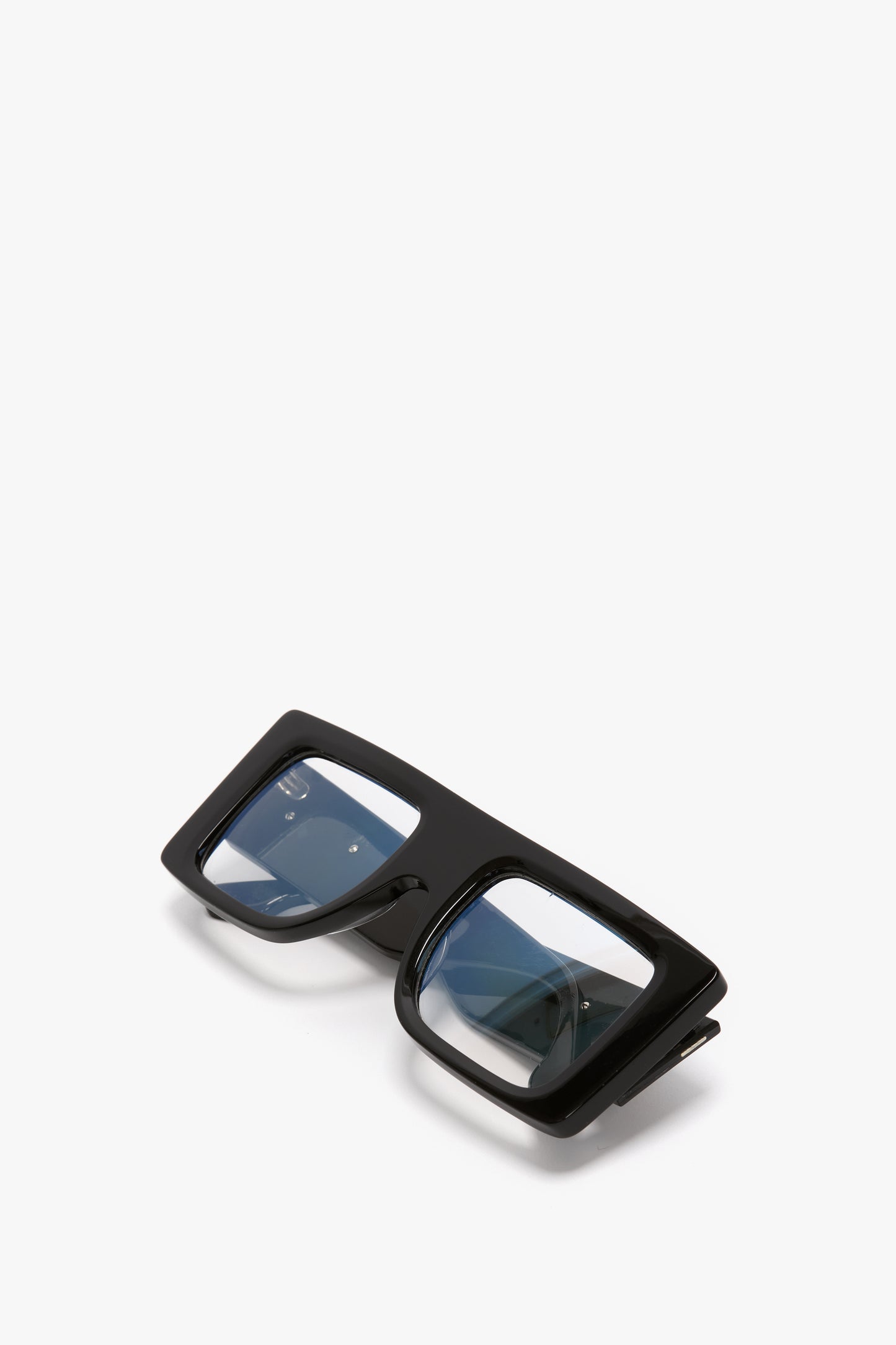 Oversized Flat Top Opticals In Black