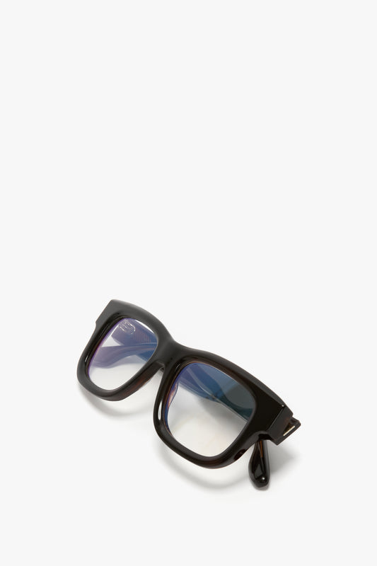 Square Frame Opticals In Black