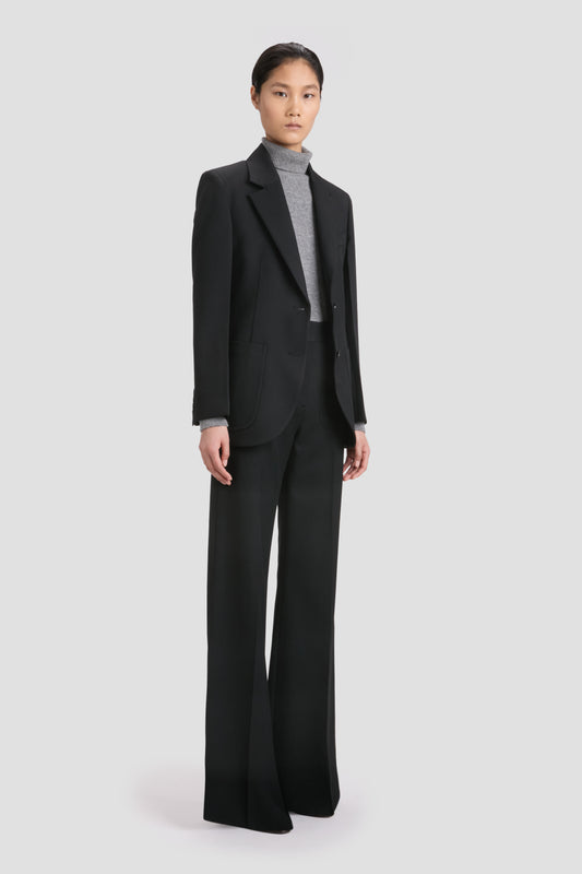 Patch Pocket Jacket In Black