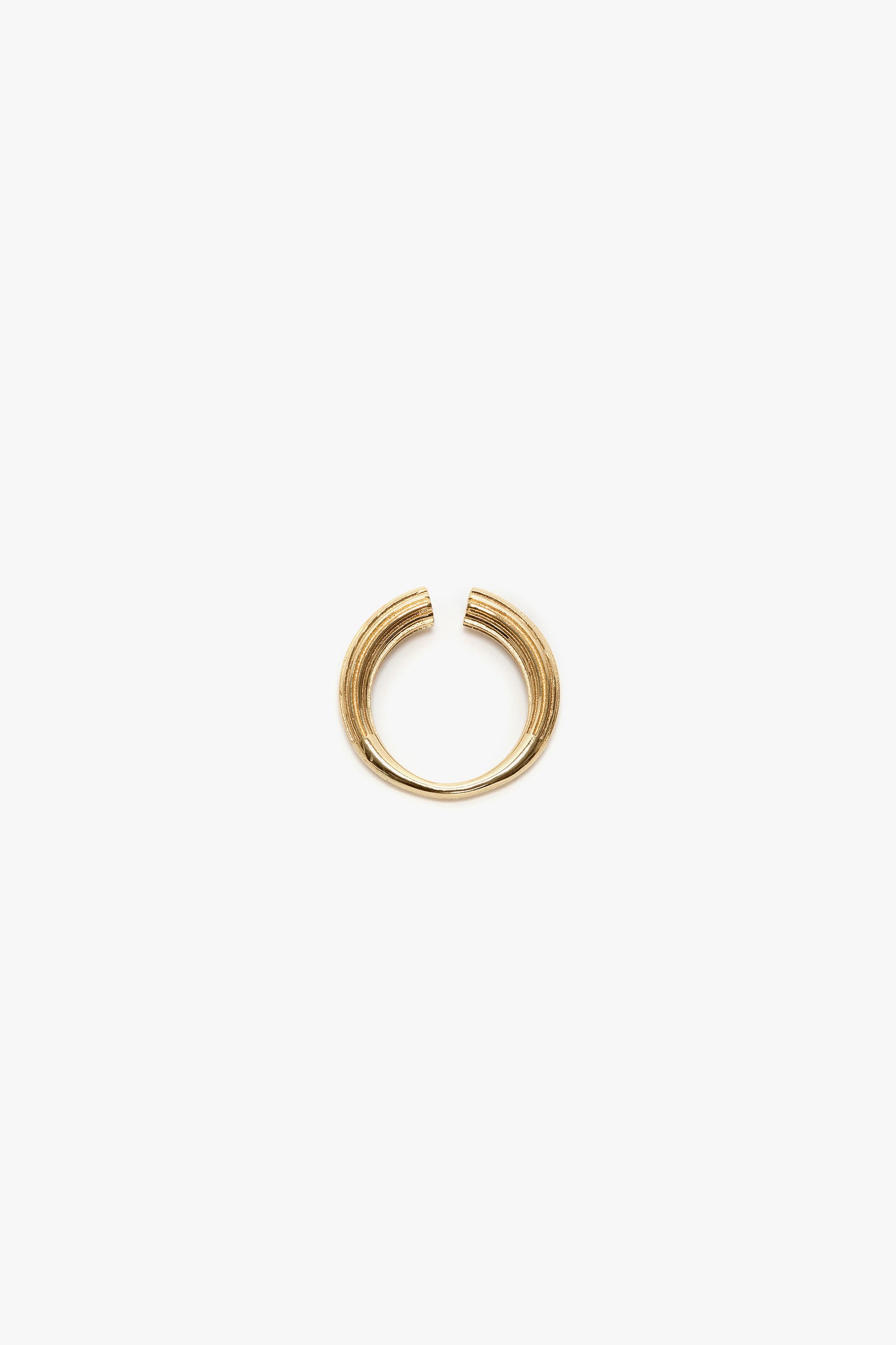 Cufflink Ring In Light Gold