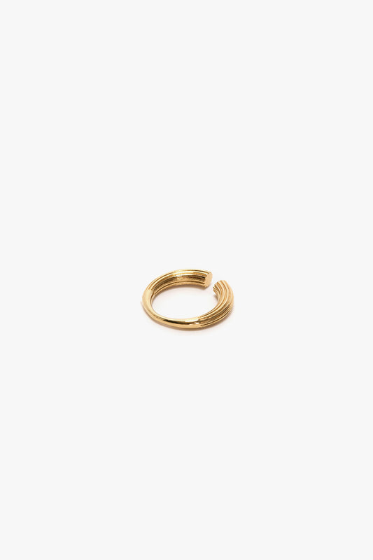 Cufflink Ring In Light Gold