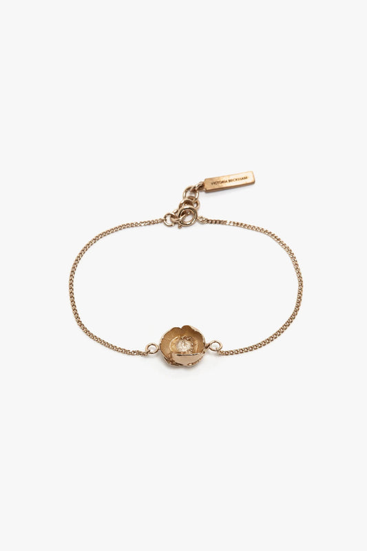 Exclusive Camellia Flower Bracelet In Gold