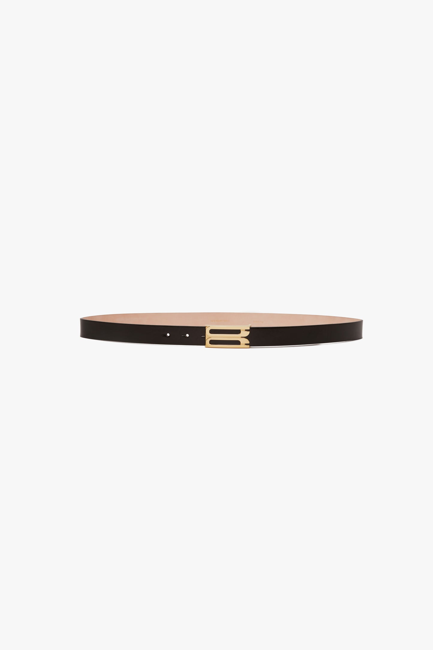 Frame Belt In Black Leather